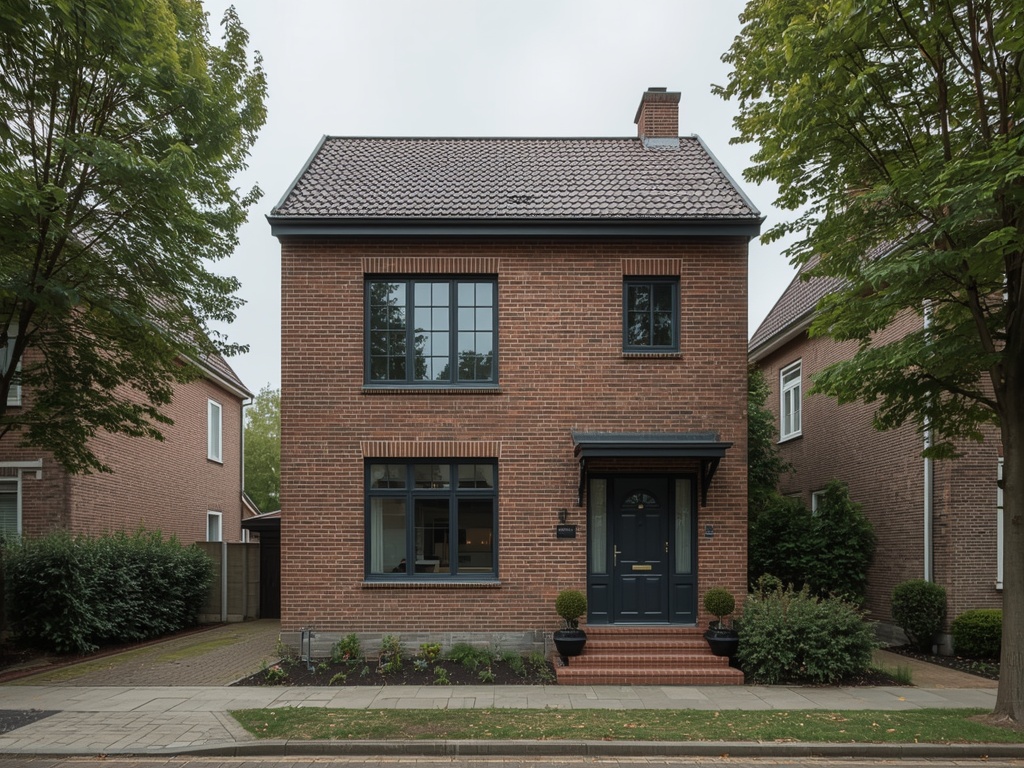 twee-onder-een-kapwoning in Loenen aan de Vecht met antraciet kunststof kozijnen en bijpassende voordeur