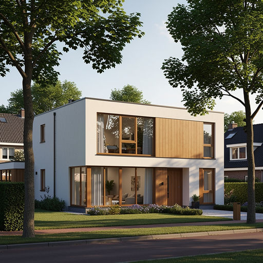 foto van ouderwetse huizen