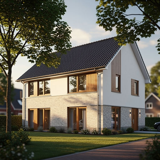 foto van ouderwetse huizen
