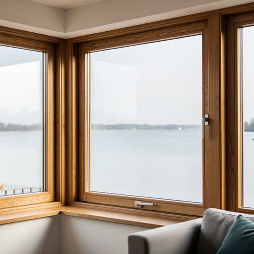 uitzicht vanuit woning in Duivendrecht door houtnerf kunststof kozijn richting weiland