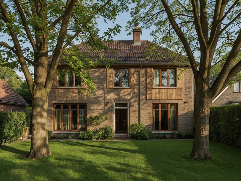 foto van ouderwetse huizen